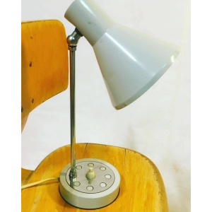 Vintage design grijs bureaulampje